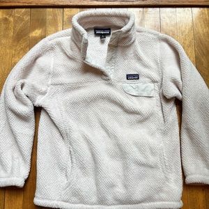 Patagonia pull over retool jacket girls size medium or 10